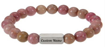 Bracelet à pierre précieuse personnalisable
