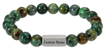 Bracelet à pierre précieuse personnalisable