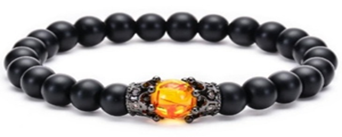 Bracelet Pierre naturelle & Perle de Feu