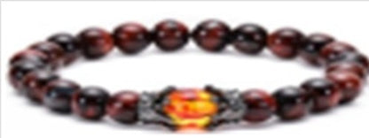 Bracelet Pierre naturelle & Perle de Feu