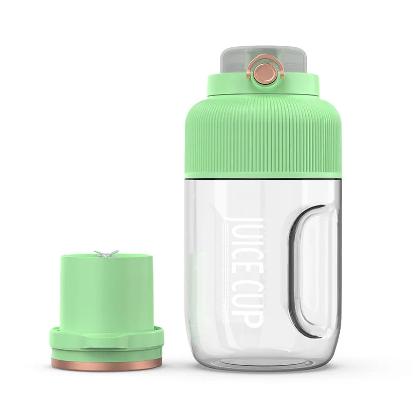   Presse-agrumes portable rechargeable à double couvercle en plastique, multifonctionnel